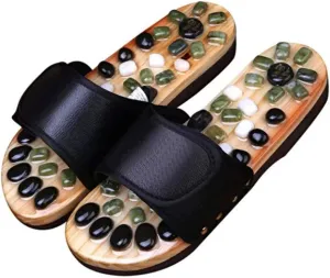 Flip Flops,Slippers Open Toe Men Women, Sandals Natural Pebbles Massage Anti-Slip Sweatproof Breathable, Comfy Casual Sandals Home
