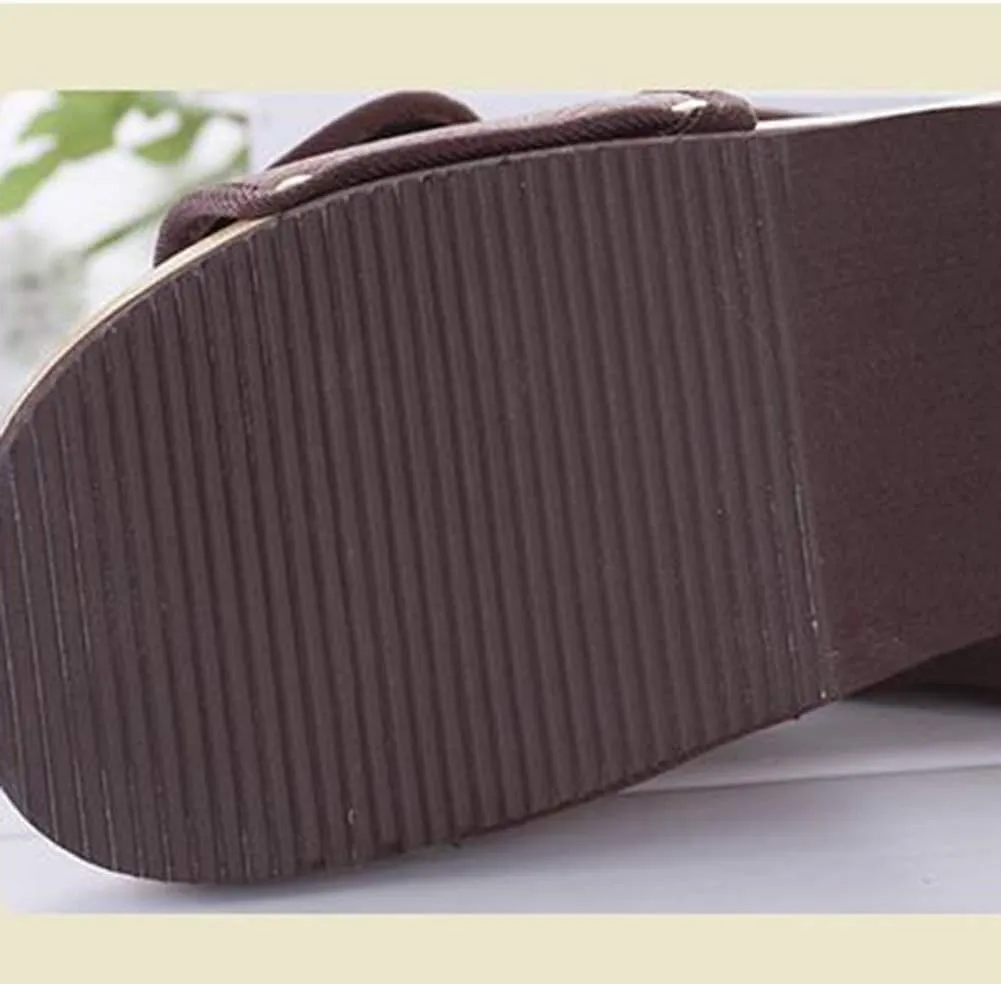 Flip Flops,Slippers Open Toe Men Women, Sandals Natural Pebbles Massage Anti-Slip Sweatproof Breathable, Comfy Casual Sandals Home