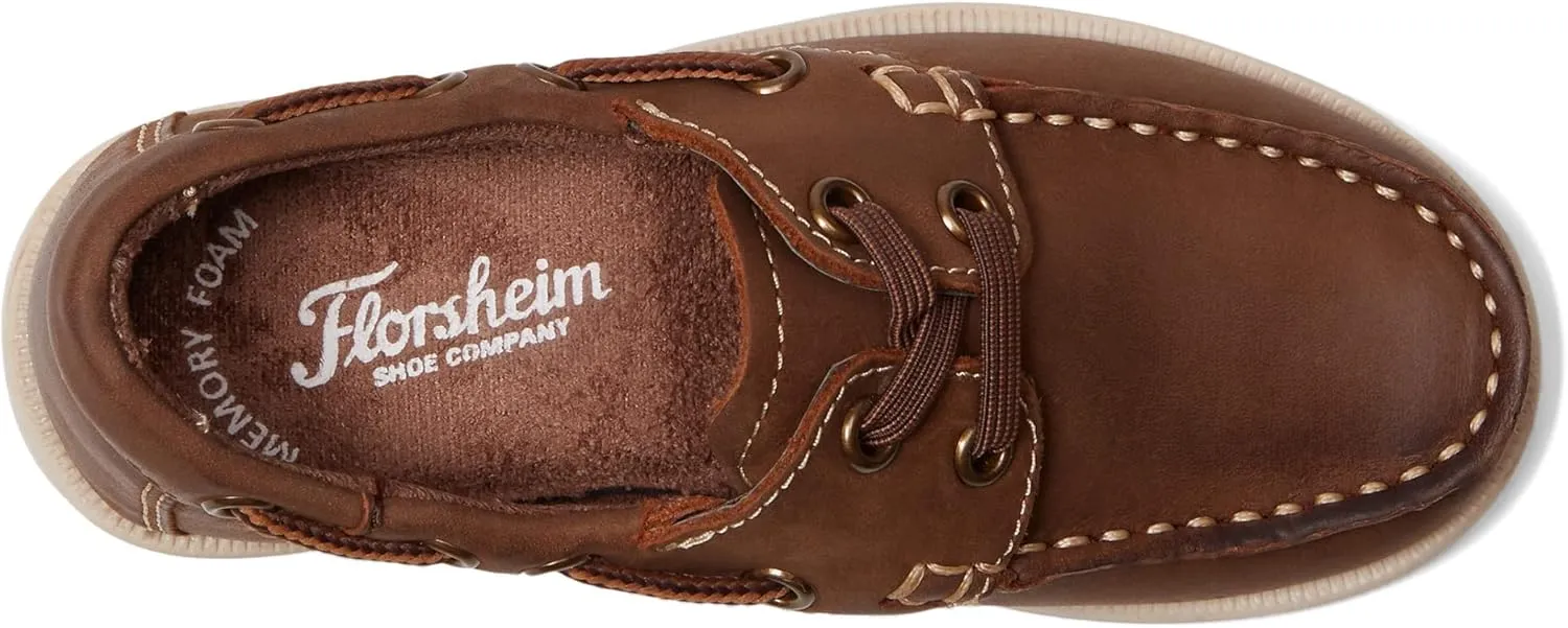 Florsheim Boy's Croquet Jr Moc Toe Boat Shoe (Toddler/Little Big Kid)