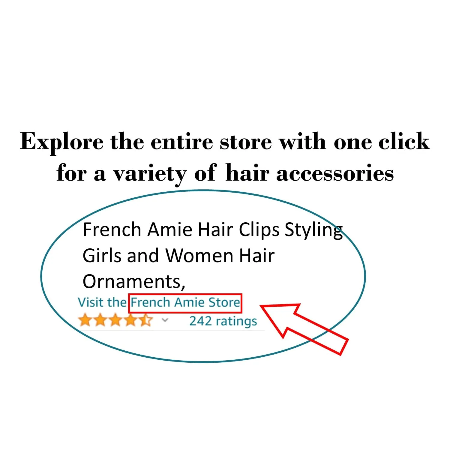 French Amie Oval Small 2 1/4” Celluloid Acetate Side Slide In Strong Hold Hair Clip Barrettes with Tige Boule Clasp for Girls and Women, Made in France (Silver Onyx 2 Pcs)