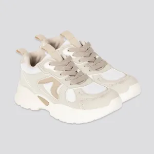 Girls Chunky Sneaker _ 155222 _ Beige