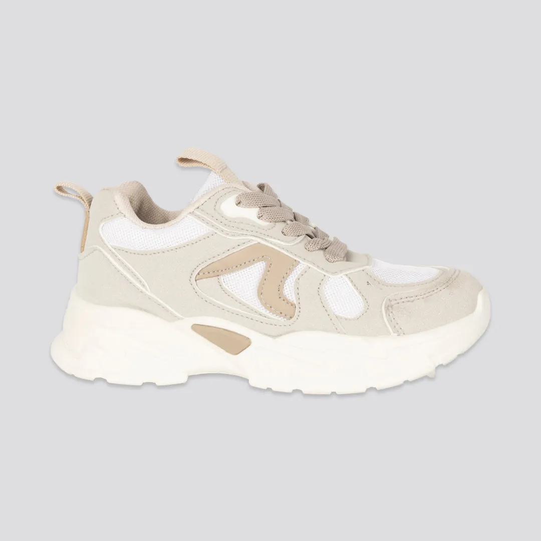 Girls Chunky Sneaker _ 155222 _ Beige