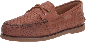 Gold Authentic Original 2-Eye Woven Boat Shoe