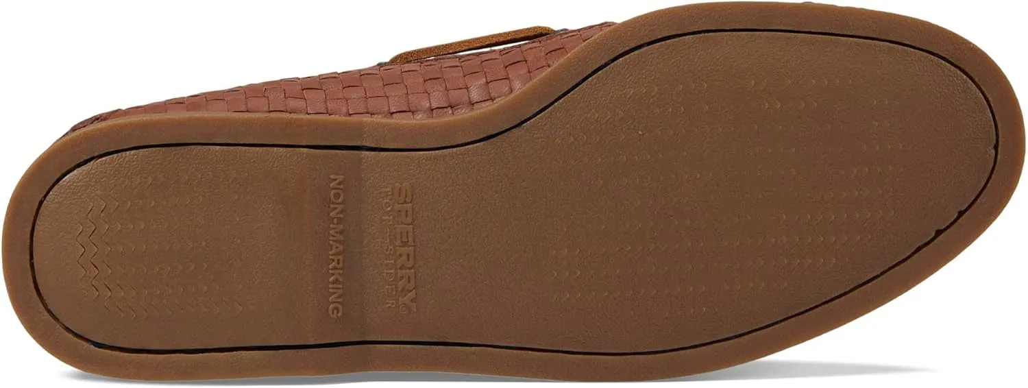Gold Authentic Original 2-Eye Woven Boat Shoe