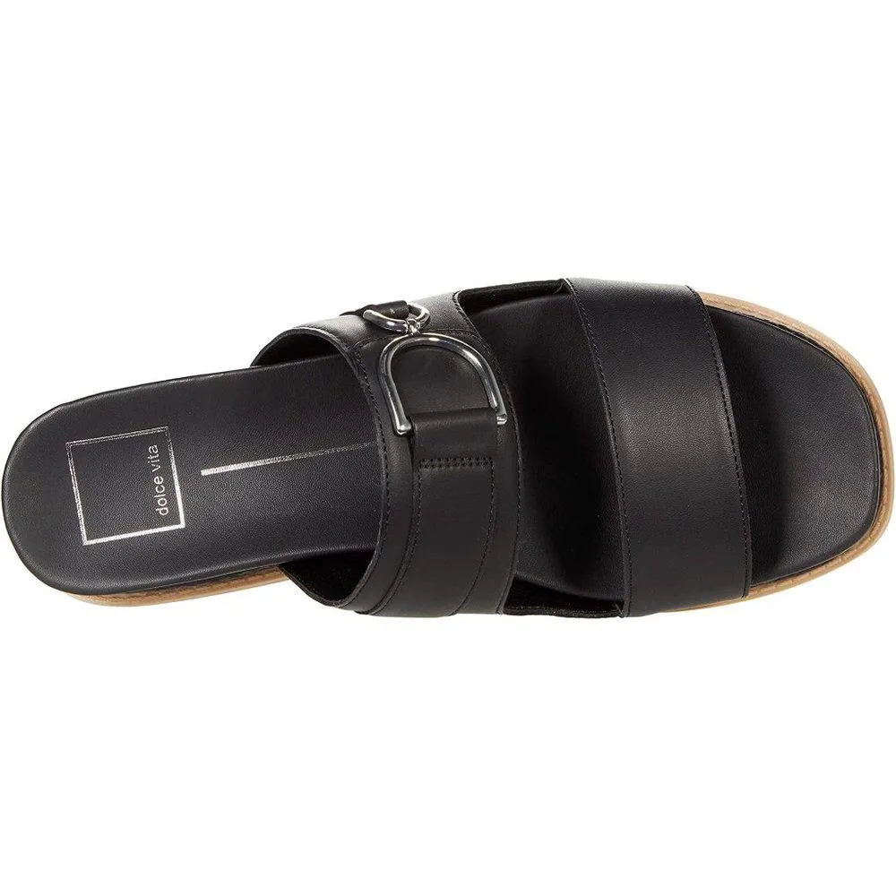 Gunter Black Stella Slide Sandals