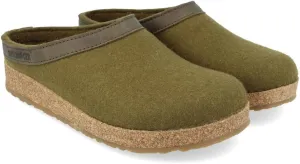 HAFLINGER Unisex-Adult GZL Boat Shoe Trimmed Wool Clogs