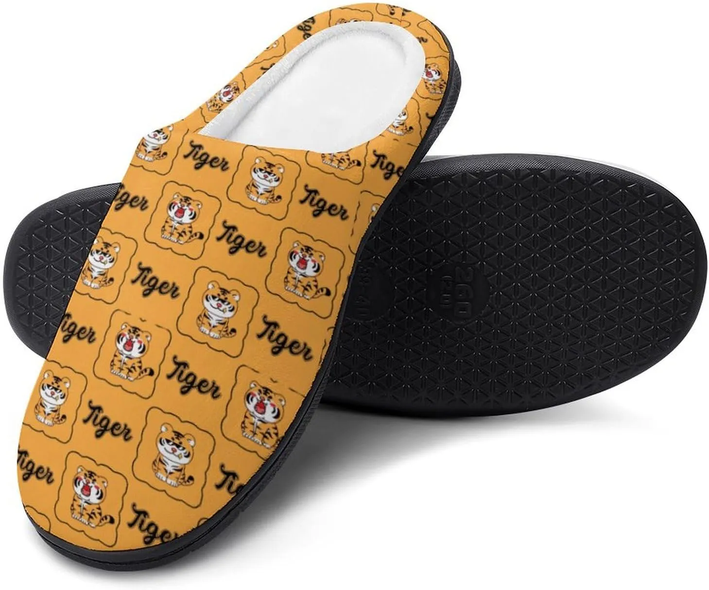 Halloween Green Eyes Black Birds Cats House Slippers For Woman Mens Memory Foam Bedroom Slippers Outdoor Slip-On Shoes