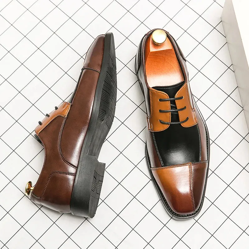 Handmade Men's Wingtip Oxford Shoes
