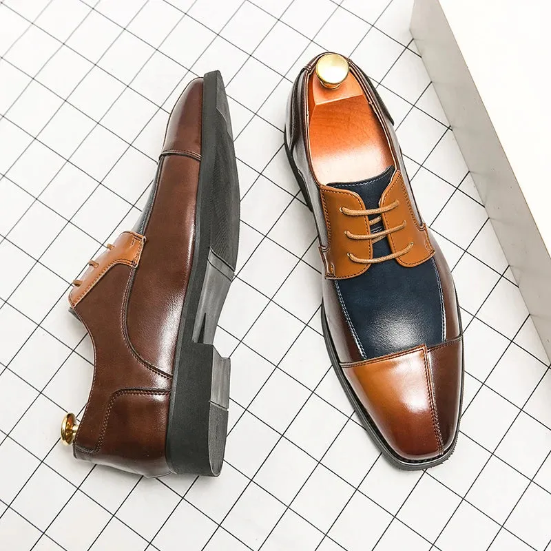 Handmade Men's Wingtip Oxford Shoes