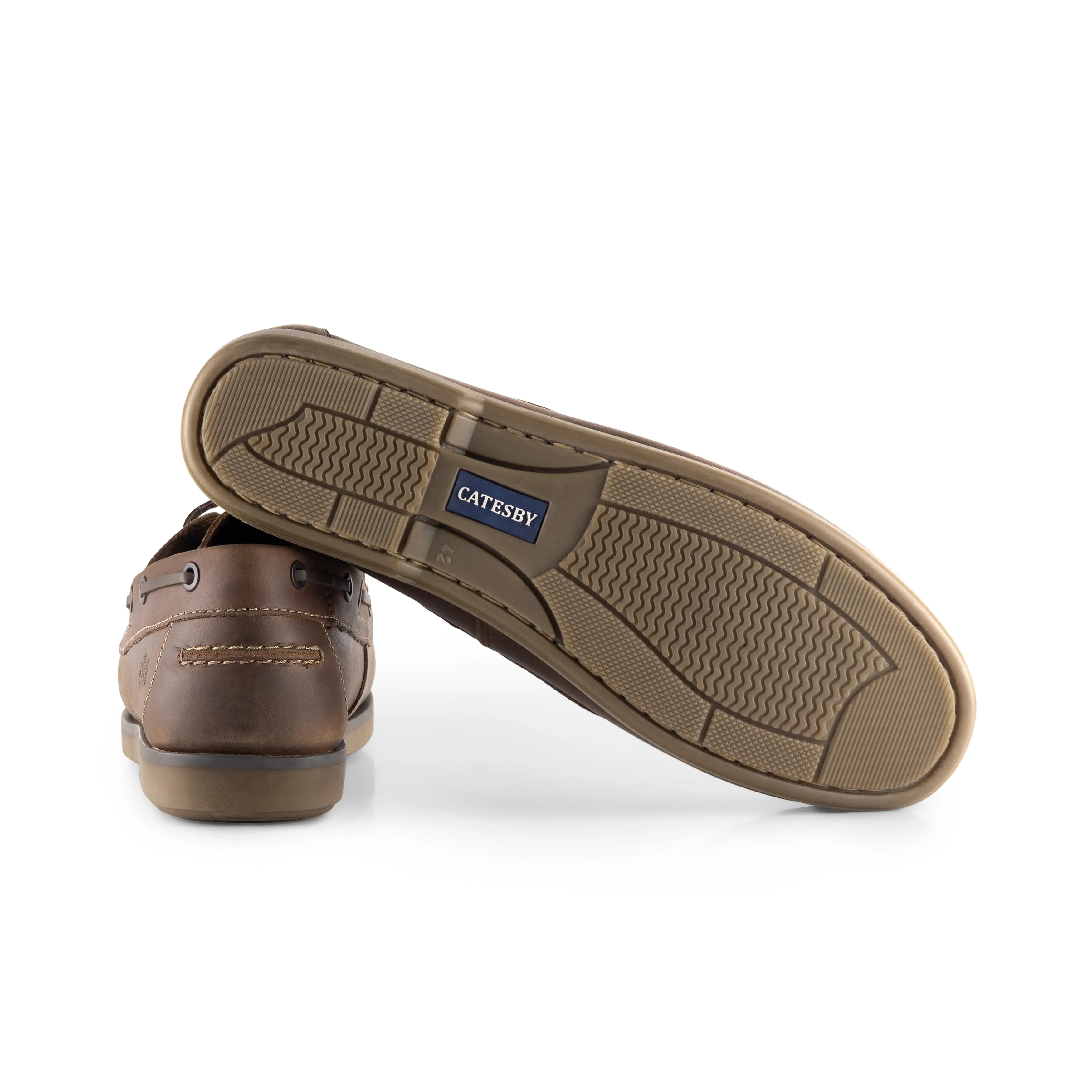 Hector Men's Moccasin Boat Shoes - TAN