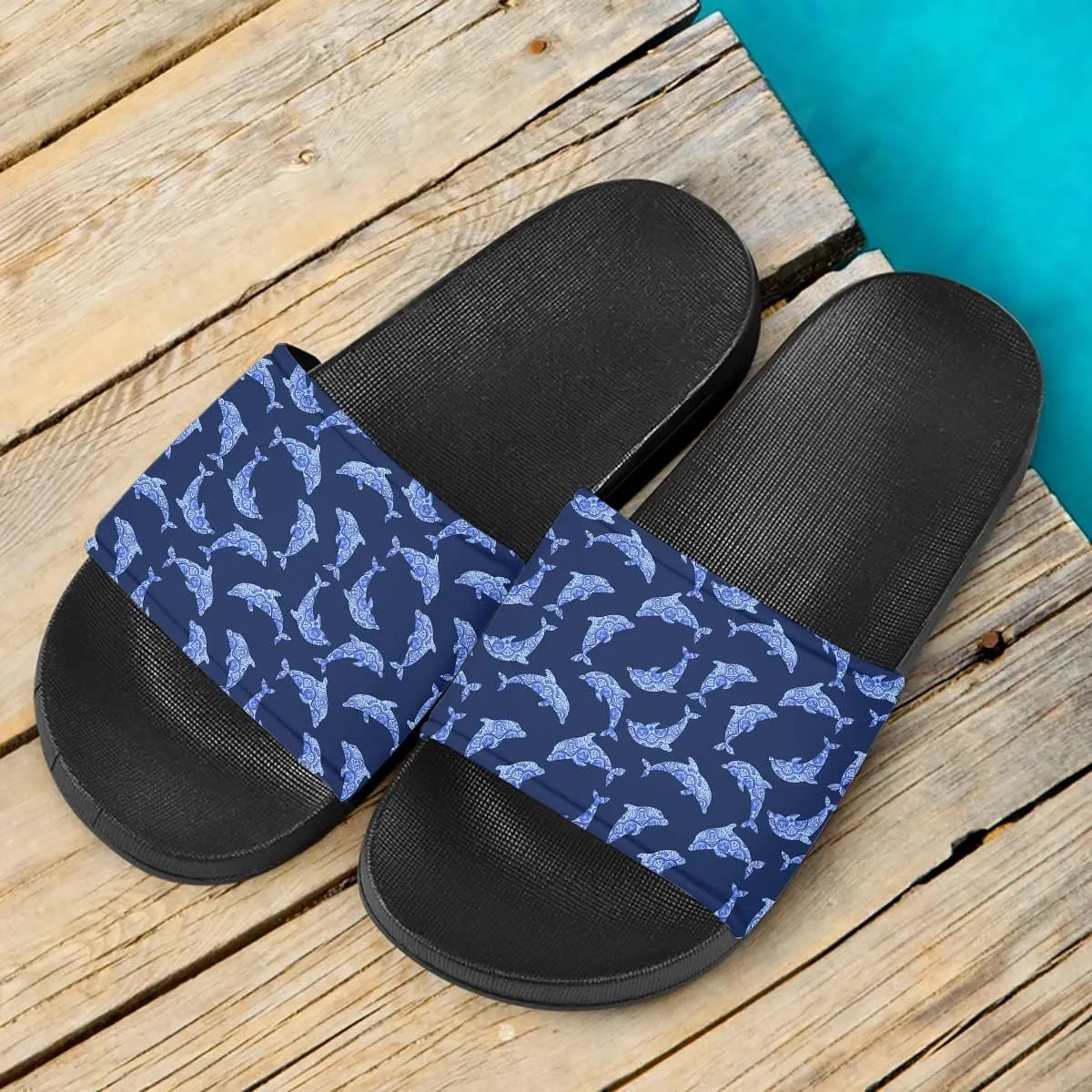 Howilath Novelty Pattern Summer Slide Slippers for Women Kids, Comfortable Soft Sole Non-Slip Slippers Slide Sandal
