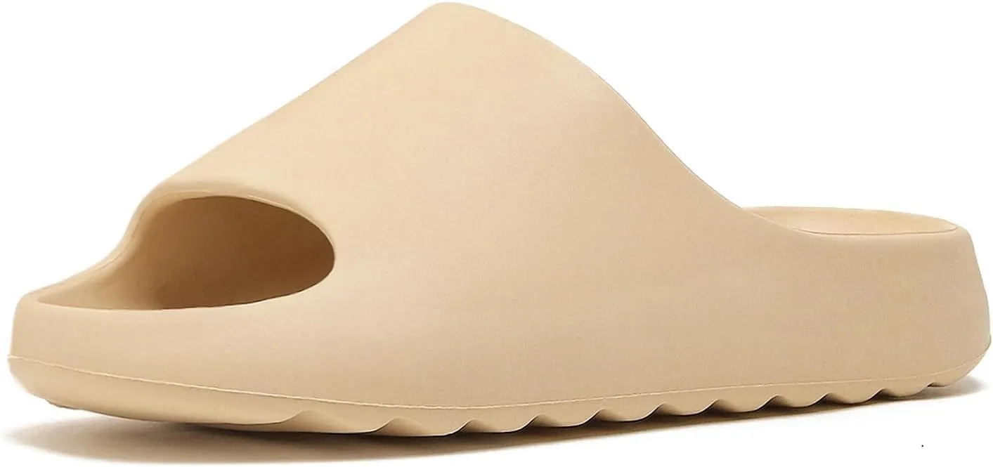 Hsttgsr Pillow Slippers for Women and Men, EVA Anti-Slip, Super Soft, Quick-Drying Comfort Cloud Slides for Showers, Lightweight Spa Massage Summer Sandals for Adults, Indoor and Outdoor