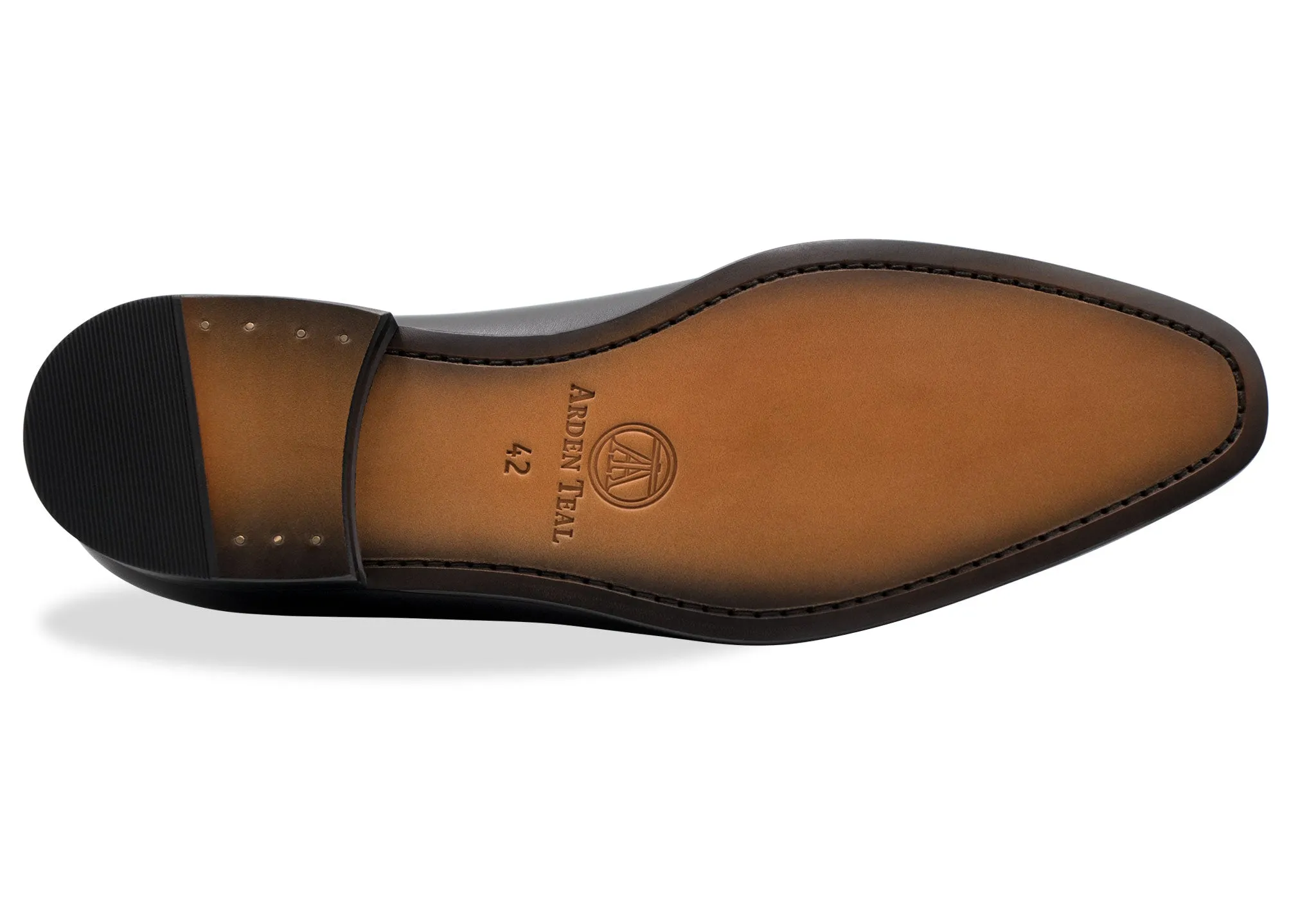 Ibarreta Blake Stitch Chestnut Derby - Leather Outsole Size 39