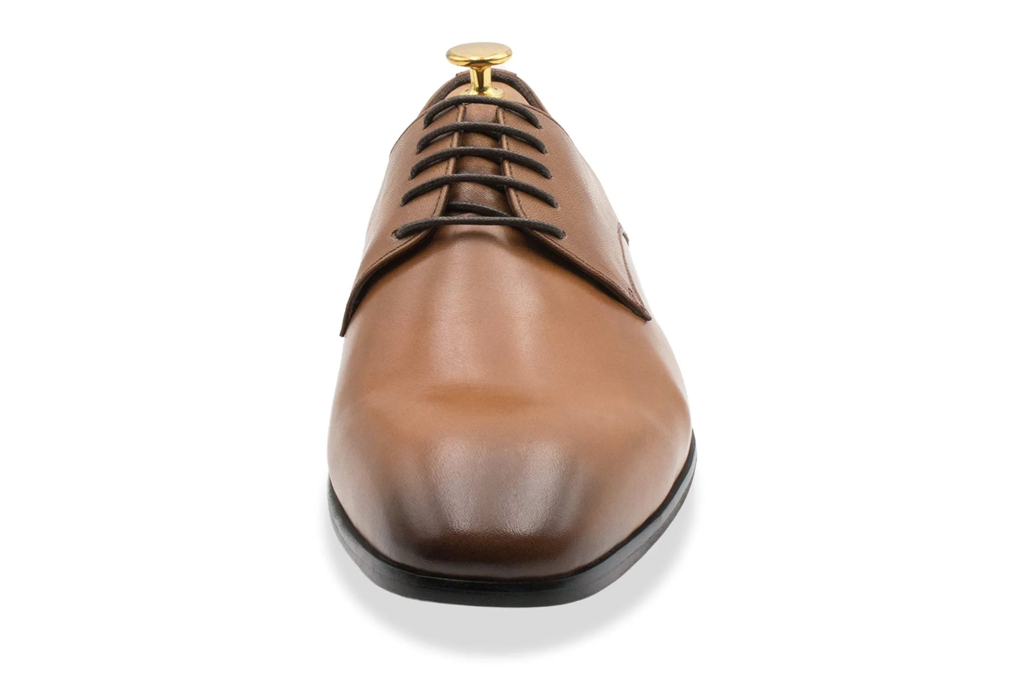 Ibarreta Blake Stitch Chestnut Derby - Leather Outsole Size 39