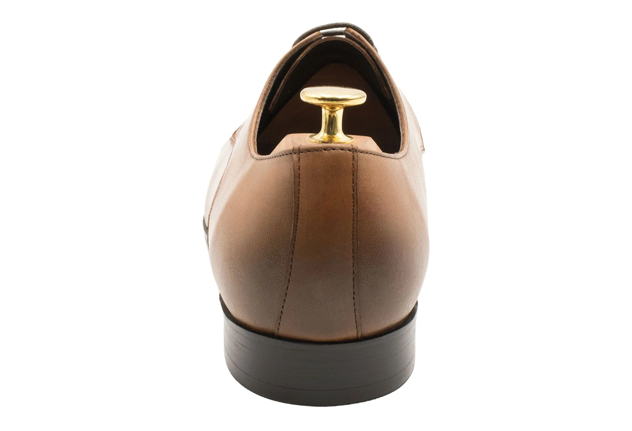 Ibarreta Blake Stitch Chestnut Derby - Leather Outsole Size 39