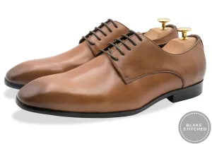 Ibarreta Blake Stitch Chestnut Derby - Leather Outsole Size 39