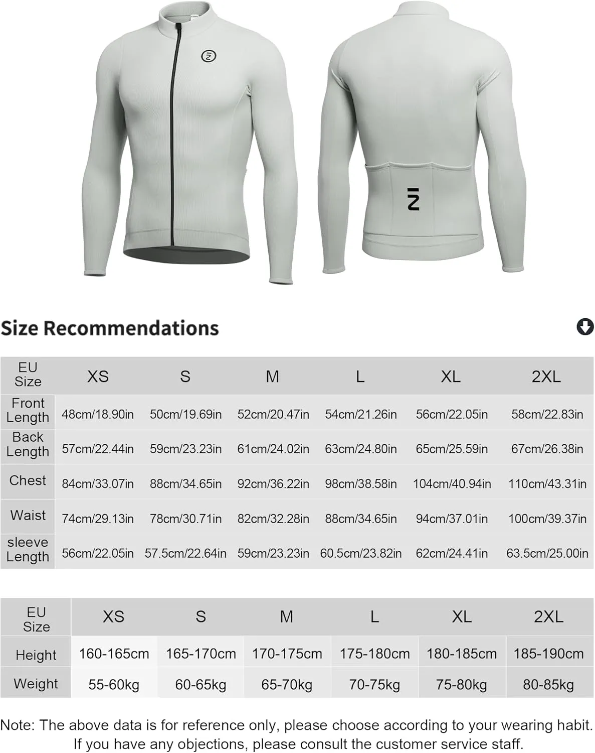 INBIKE Men's Cycling Jersey Winter Thermal Windproof Bike Jersey Long Sleeve Fleece Cycling Jacket with 3 Rear Pockets