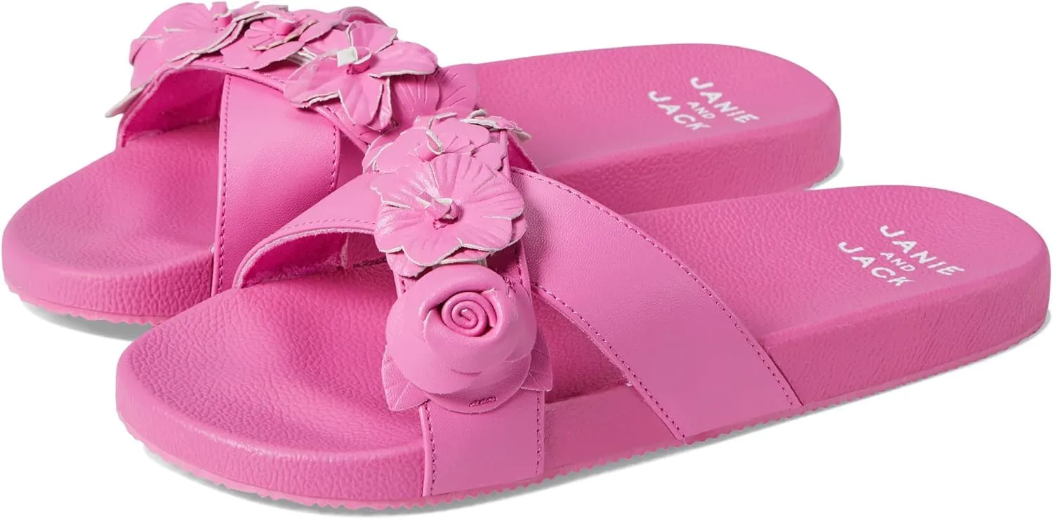 Janie and Jack Girl's Floral Pool Slide (Toddler/Little Kid/Big Kid)