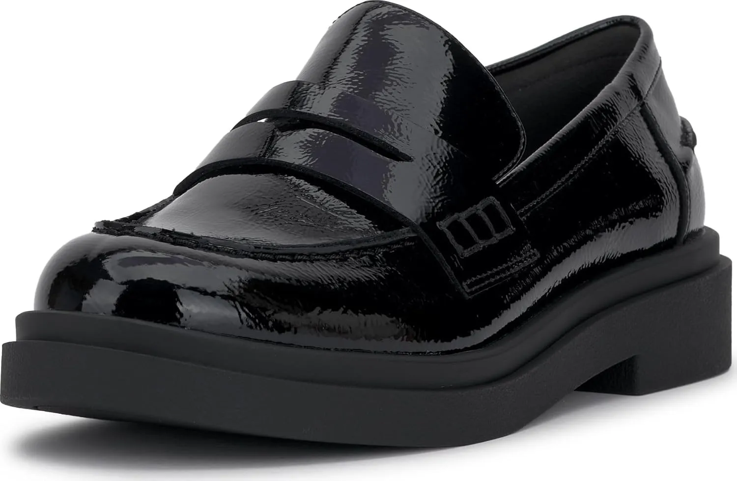 Jessica Simpson Women's Xuris Loafer Flat, Black, 11