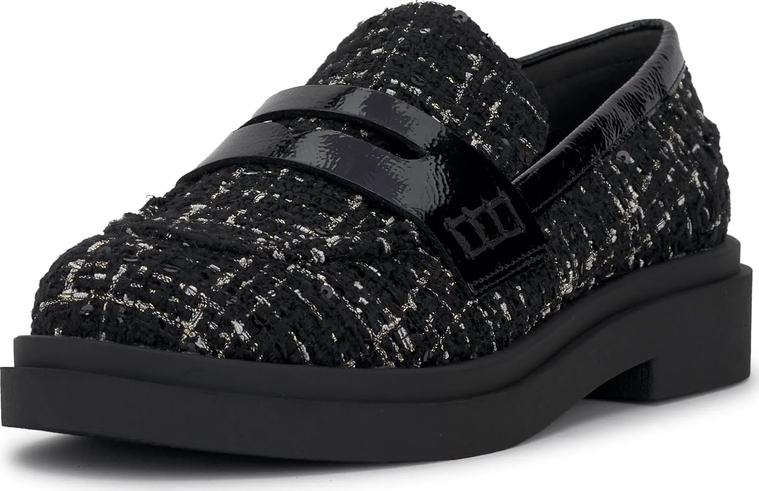 Jessica Simpson Women's Xuris Loafer Flat, Black, 9.5