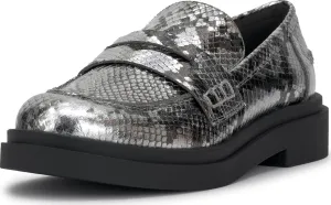 Jessica Simpson Women's Xuris Loafer Flat, Chrome, 10