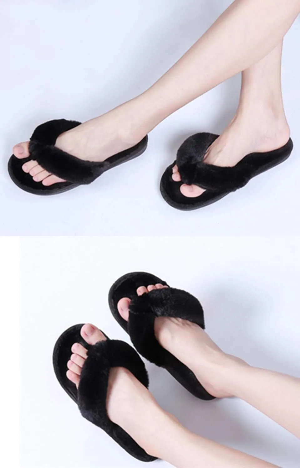 JOINFREE Women's Bedroom Slippers Comfort Four Season Classy Indoor Spa Slide Shoes