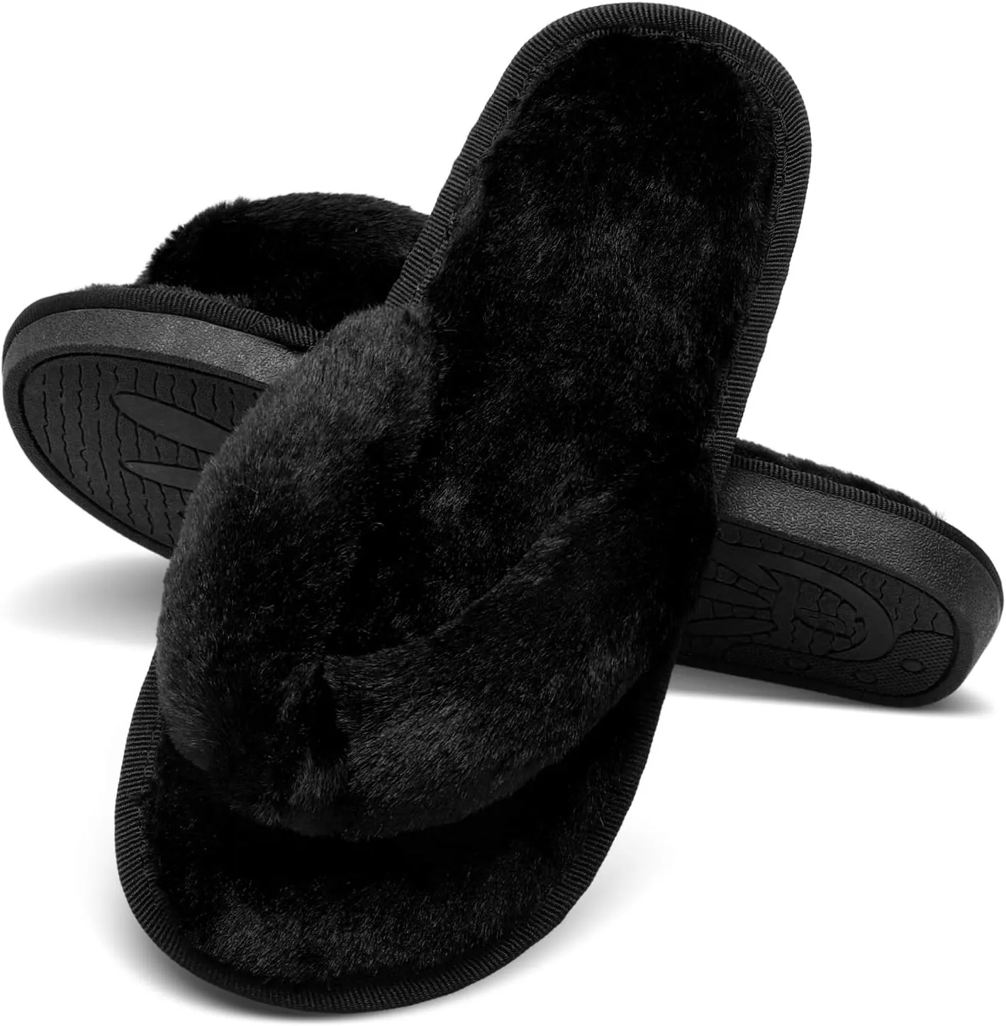 JOINFREE Women's Bedroom Slippers Comfort Four Season Classy Indoor Spa Slide Shoes