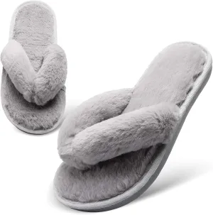 JOINFREE Women's Bedroom Slippers Comfort Four Season Classy Indoor Spa Slide Shoes