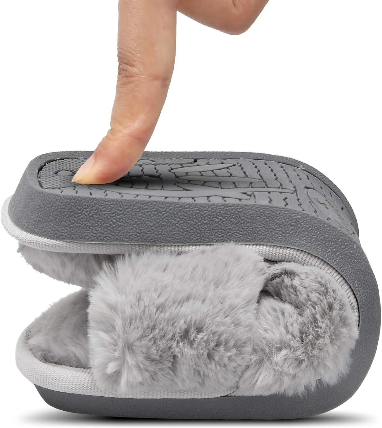 JOINFREE Women's Bedroom Slippers Comfort Four Season Classy Indoor Spa Slide Shoes