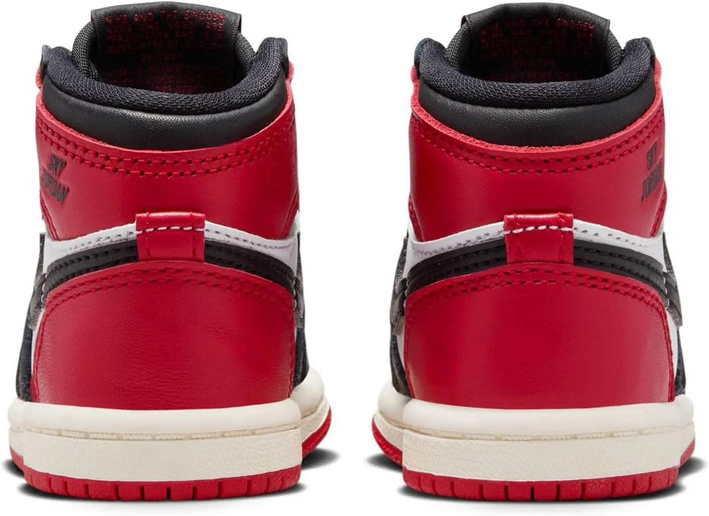 Jordan Toddler's 1 Retro High OG 'Black Toe Reimagined' (FD1413 106)