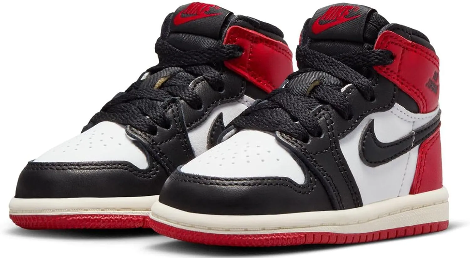 Jordan Toddler's 1 Retro High OG 'Black Toe Reimagined' (FD1413 106)