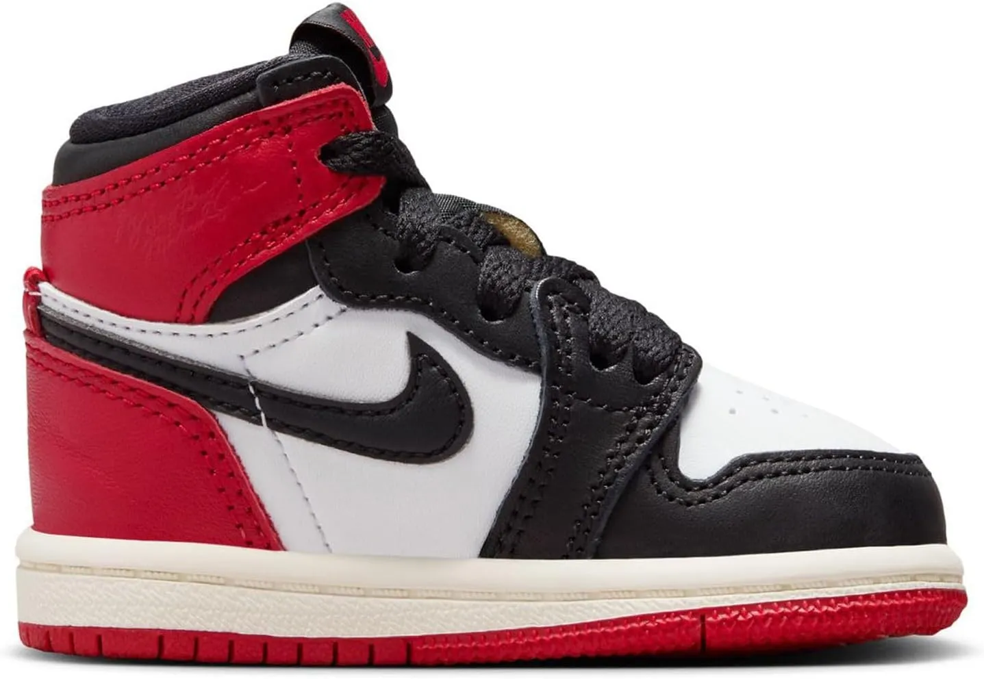 Jordan Toddler's 1 Retro High OG 'Black Toe Reimagined' (FD1413 106)