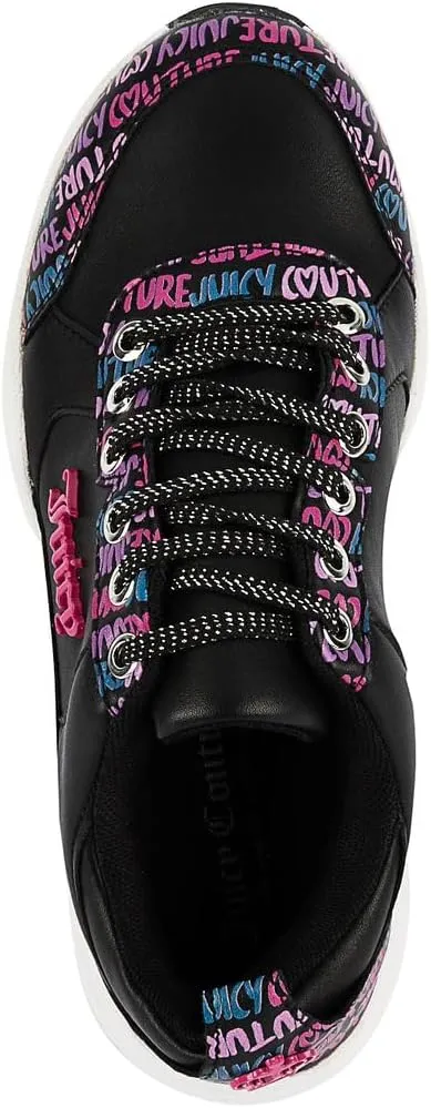 Juicy Couture Lace-Up Women's Fashion Sneakers - Casual Shoes for Tennis and Everyday Walking