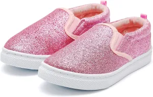 K KomForme Kids Shoes Toddlers Canvas Sneakers Slip on Walking Tennis Shoes for Boys Girls(Toddler/Little Kids/Big Kids)
