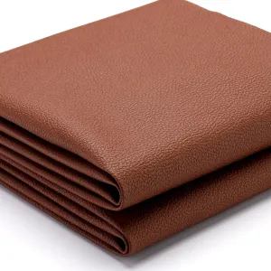 K-Musculo Vinyl Fabric, Marine Faux Leather Upholstery, for Upholstery Crafts, DIY Sewings, Sofa, Handbag, Earrings, Hair Bows Decorations (Brown 54'' X 72'' inch 2Yd)