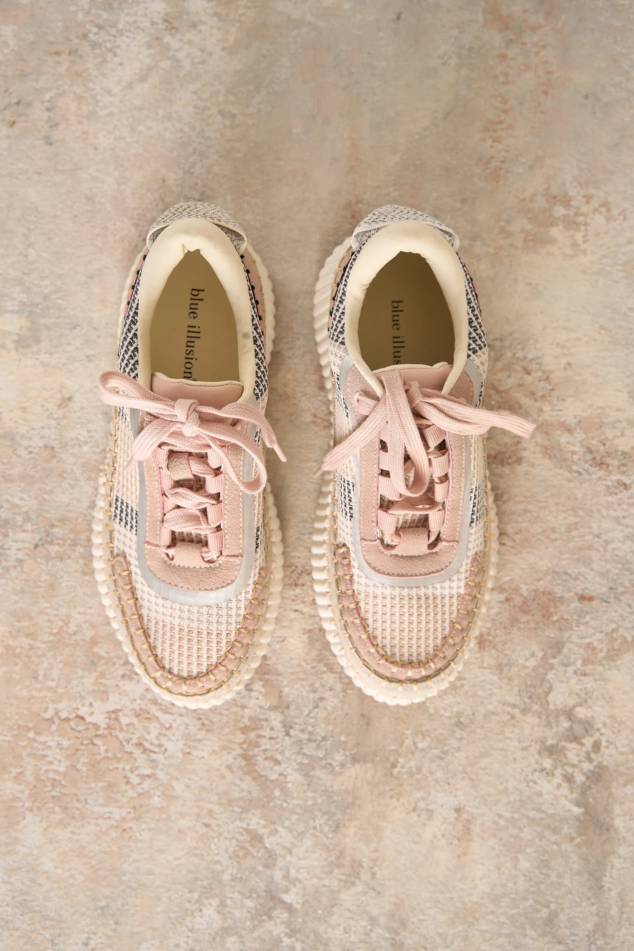 Kamille Knit Sneaker - Dusty Pink
