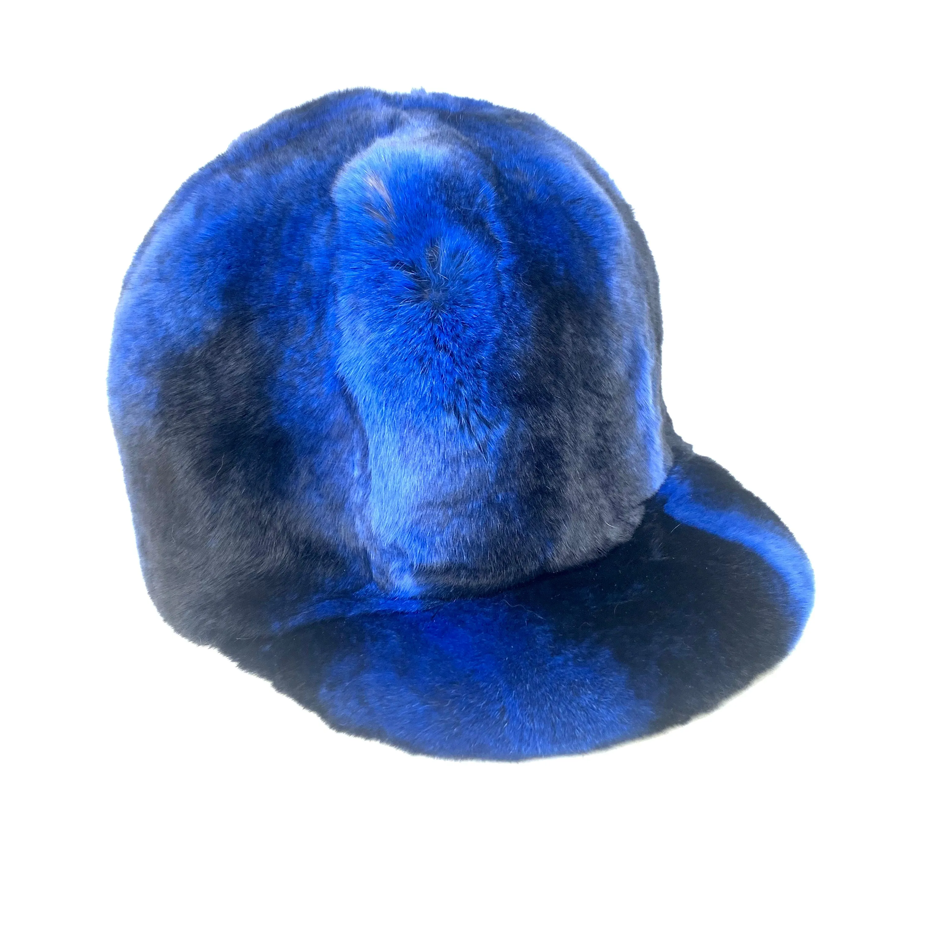 Kashani Blue Rex Chinchilla Derby Hat