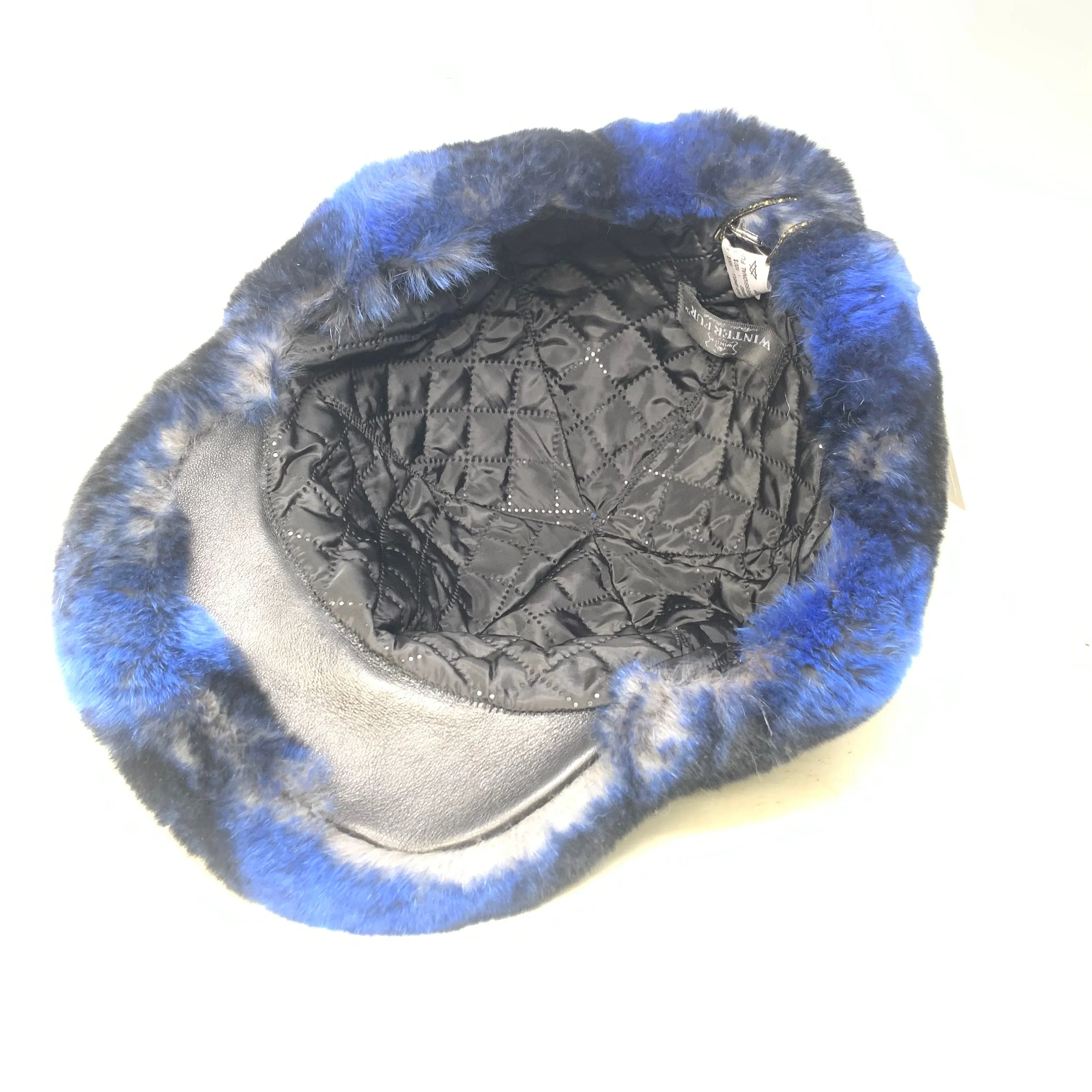 Kashani Blue Rex Chinchilla Derby Hat