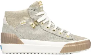 Keds Womens Demi TRX Mid Metallic Canvas Sneakers Shoes Casual - Gold