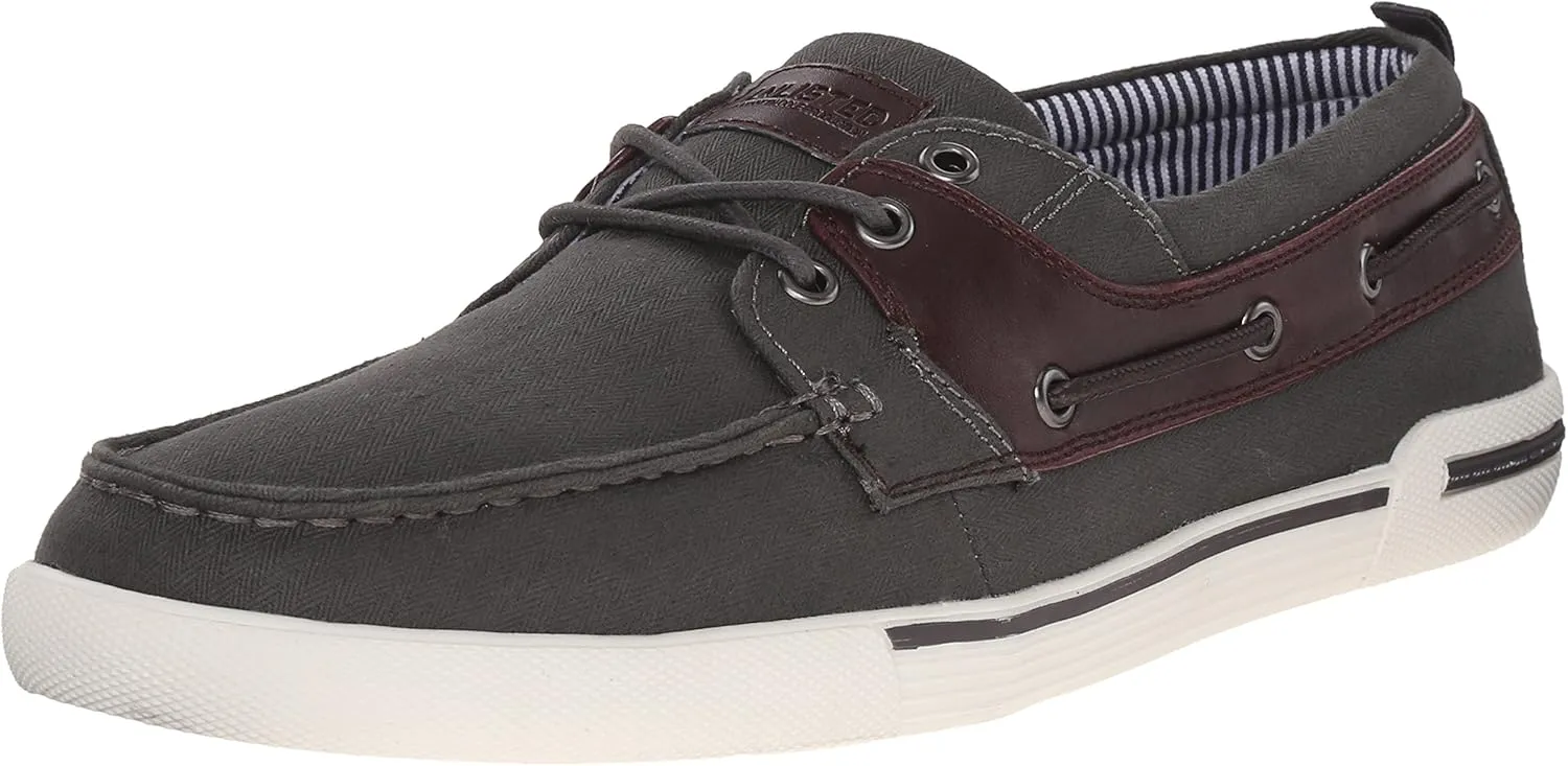 Kenneth Cole Unlisted Men's Anchor Shot 6T Boat Shoe, Dark Grey/Multi, 11 M US