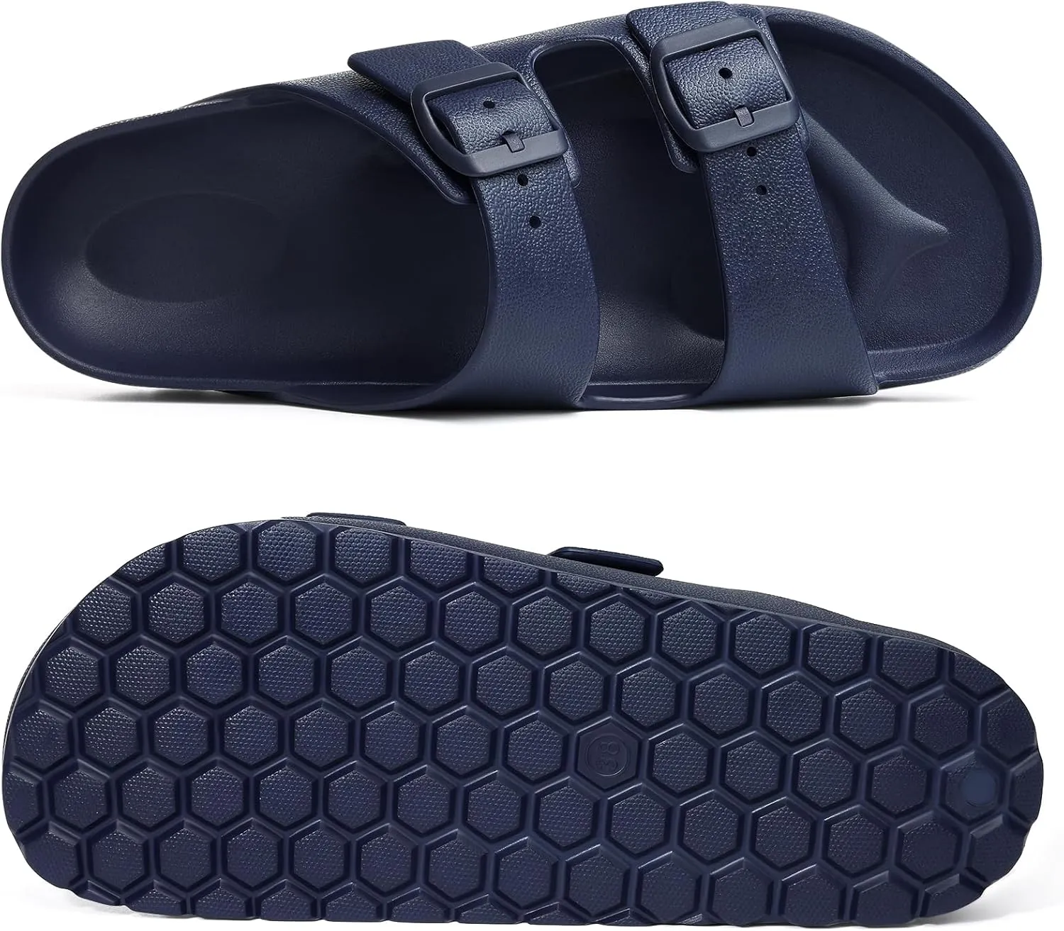 KIDMI Women's Comfortable EVA Sandals with Medium Arch Support, Adjustable Buckle Summer Beach Slide Sandal
