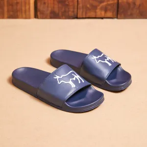 Kingsley Heath T Nguni Slide Navy/White