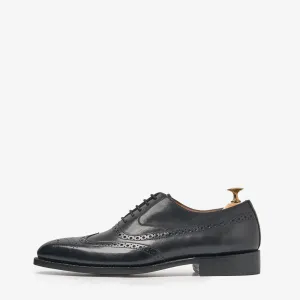 Kinsale Black Brogue Shoes