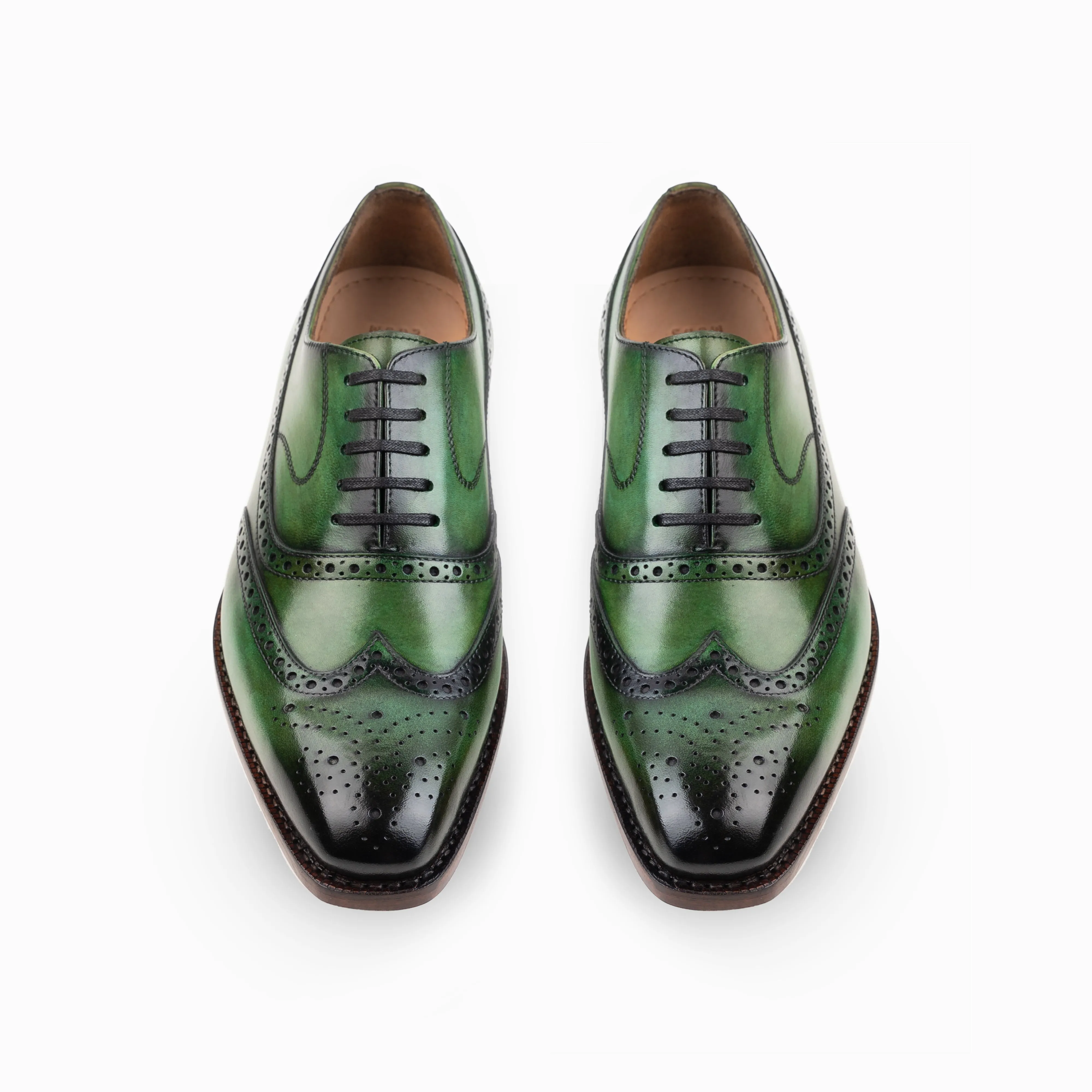 Kinsale Emerald Green Brogue Shoes