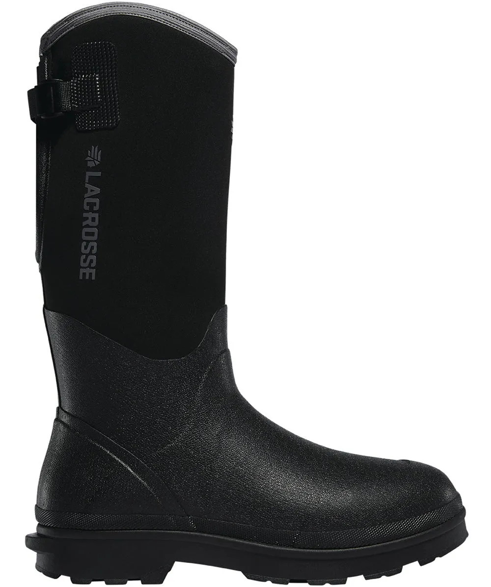 Lacrosse Men's Alpha Range 14-Inch Electrical Hazard Slip Resistant 5.0mm Insulated Non-Metallic Safety Toe Rubber Boot