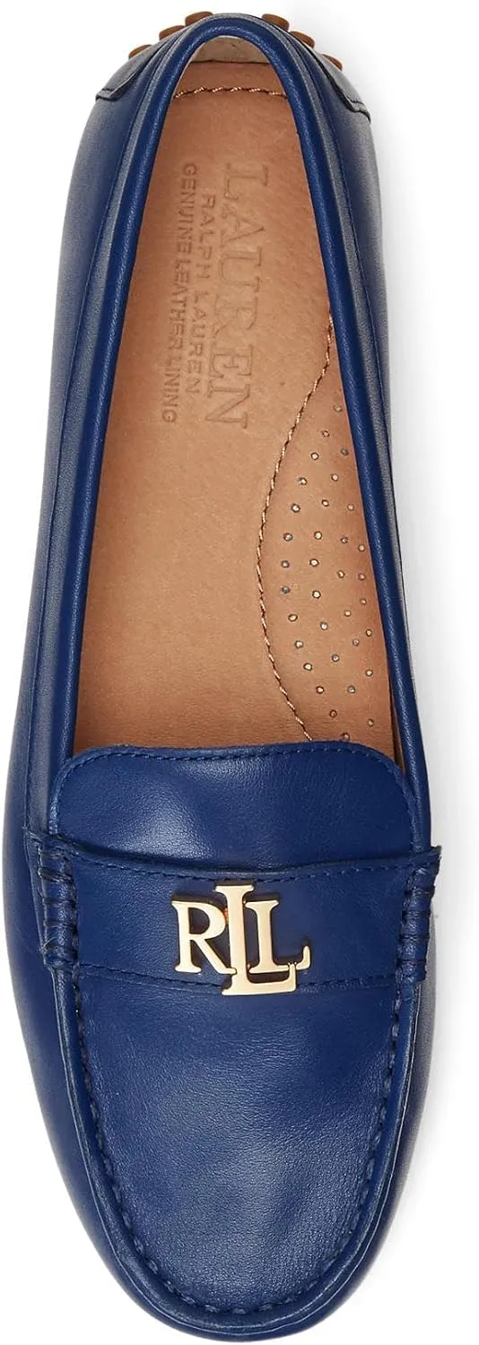 Lauren Ralph Lauren Women's Barnsbury Nappa Leather Driver Driving Style Loafer