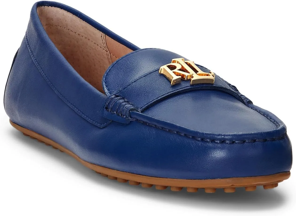 Lauren Ralph Lauren Women's Barnsbury Nappa Leather Driver Driving Style Loafer