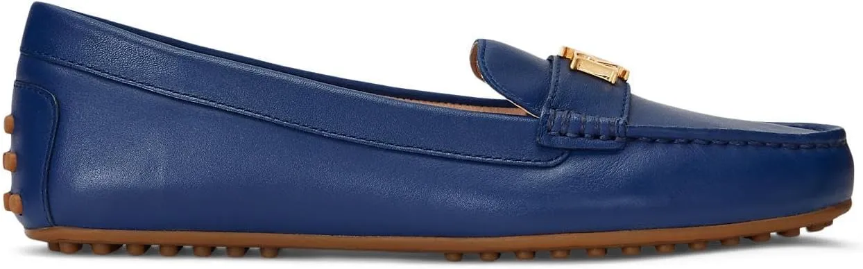 Lauren Ralph Lauren Women's Barnsbury Nappa Leather Driver Driving Style Loafer