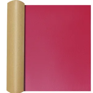 LEMGUBKP Red Self-Adhesive Synthetic Leather Repair Patch (17.78"x78.8") - Large Furniture, Car Seat, Sofa, Handbag Repair Tape, Waterproof Vinyl Patch for DIY Leather Renovation