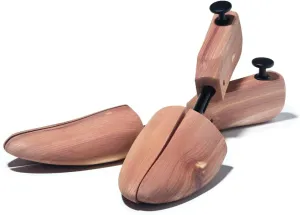 LINK UP Cedar Shoe Trees - 100% Natural Cedar for Men Shoes – Shoe Crease Straightener & Deodorizer - Extends Life Of Leather